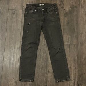 Distressed Black Skinny Jeans